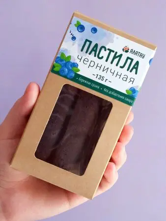 Пастила черничная (без сахара) 135 г