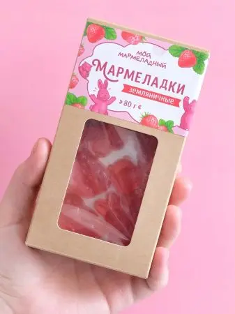 Мармелад без сахара земляничный, 80 г Мармелад без сахара земляничный, 80 г
