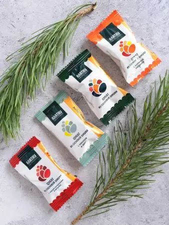 Цукаты сосновые АССОРТИ 4 вкуса, 600 гр