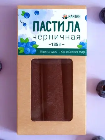 Пастила черничная (без сахара) 135 г